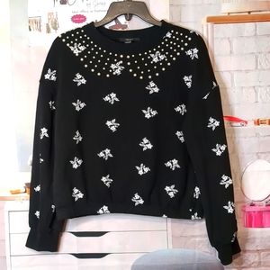 Forever 21 Black and White Sweater